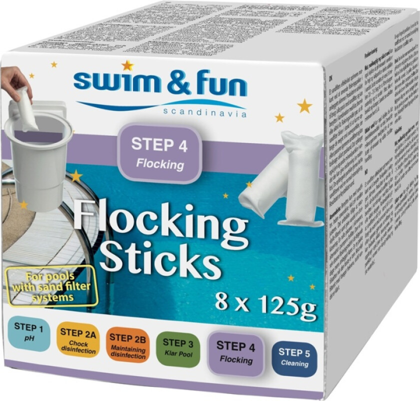 Flokningsmiddel pinner - 8 x 125 g - Trinn 4