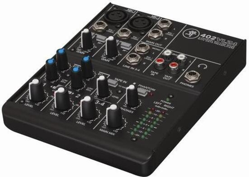402-VLZ4 Analog Kompakt Mikser med 4 Kanaler