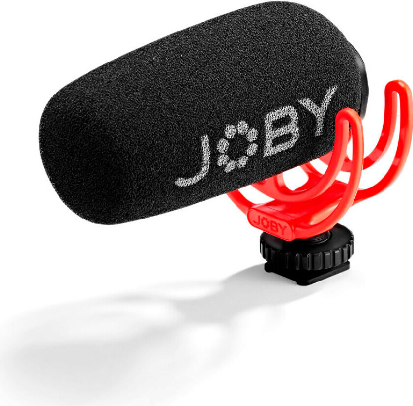 Joby Wavo 3.5mm Shotgun Microphone Rød, Svart