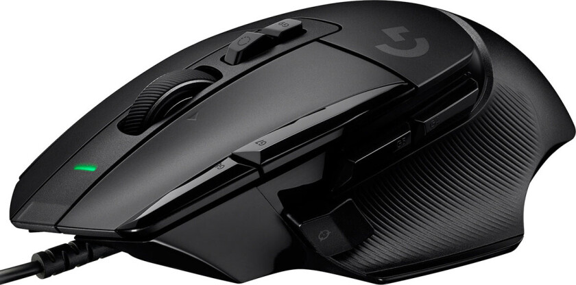 G502 X - Mus - optisk - 13 knapper (LIGHTFORCE-brytere) - kabling (USB) - Hero 25K sensor - Sort