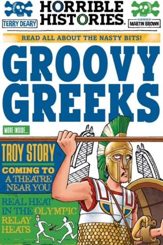 Groovy Greeks (newspaper edition) av Terry Deary