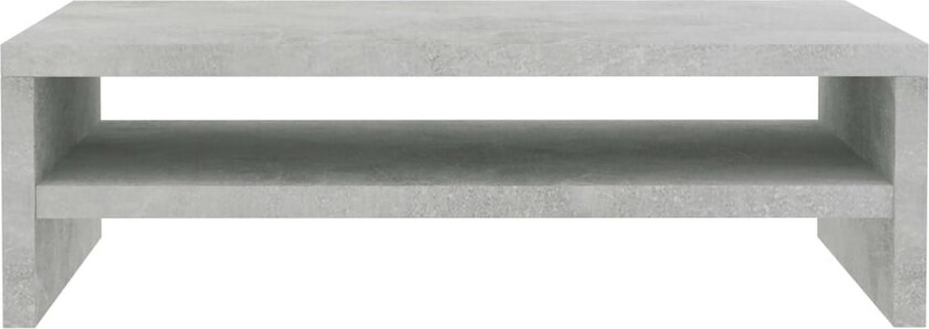 Skjermstativ betonggrå 42x24x13 cm sponplate