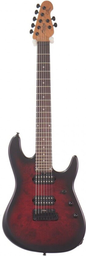 Sterling By Music Man Richardson 7 Dark Scarlet Burst Satin