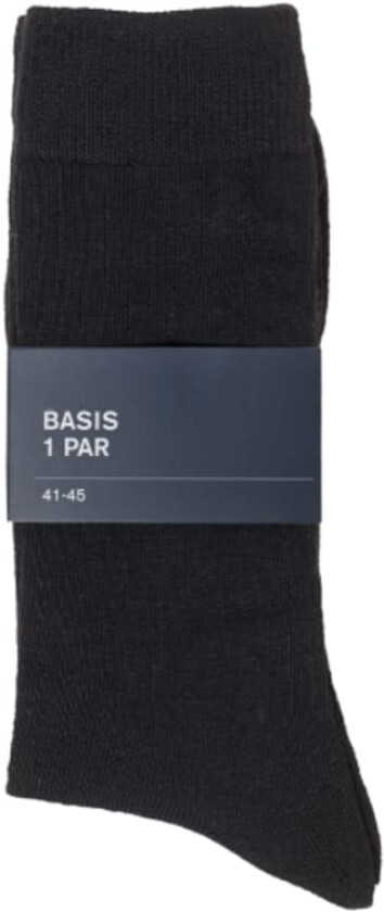 Basic Socks X1 Poly Black 41-45 Lm