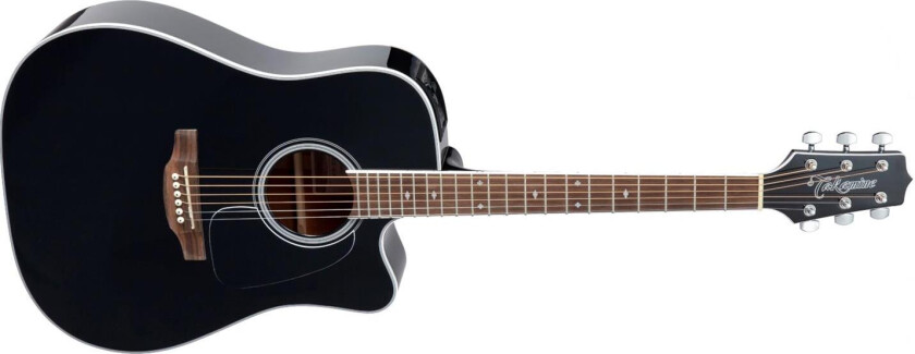 GD34CE Dreadnought Electro Acoustic Black Gloss