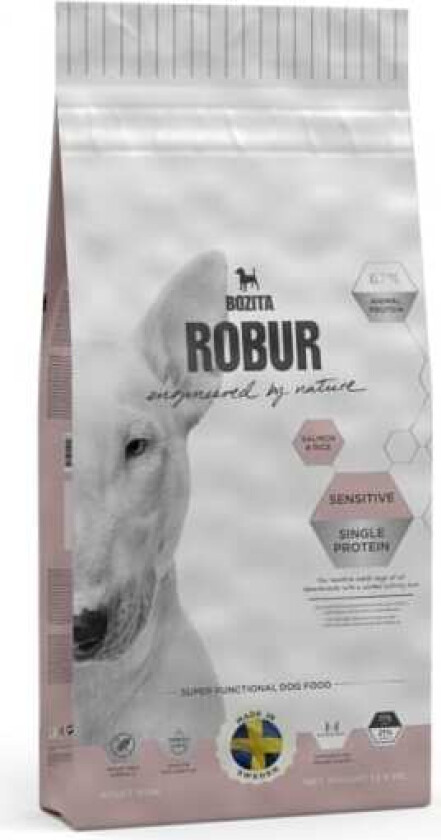 Bilde av Bozita Robur Adult Sensitive Single Protein Salmon (3 kg)