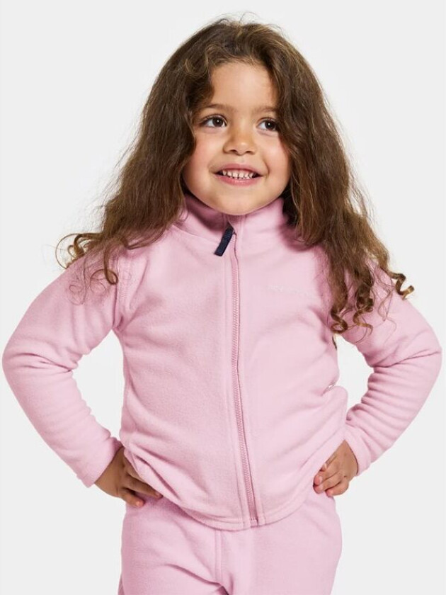 Monte 10 Zip Fleecegenser Til Barn, Orchid Pink