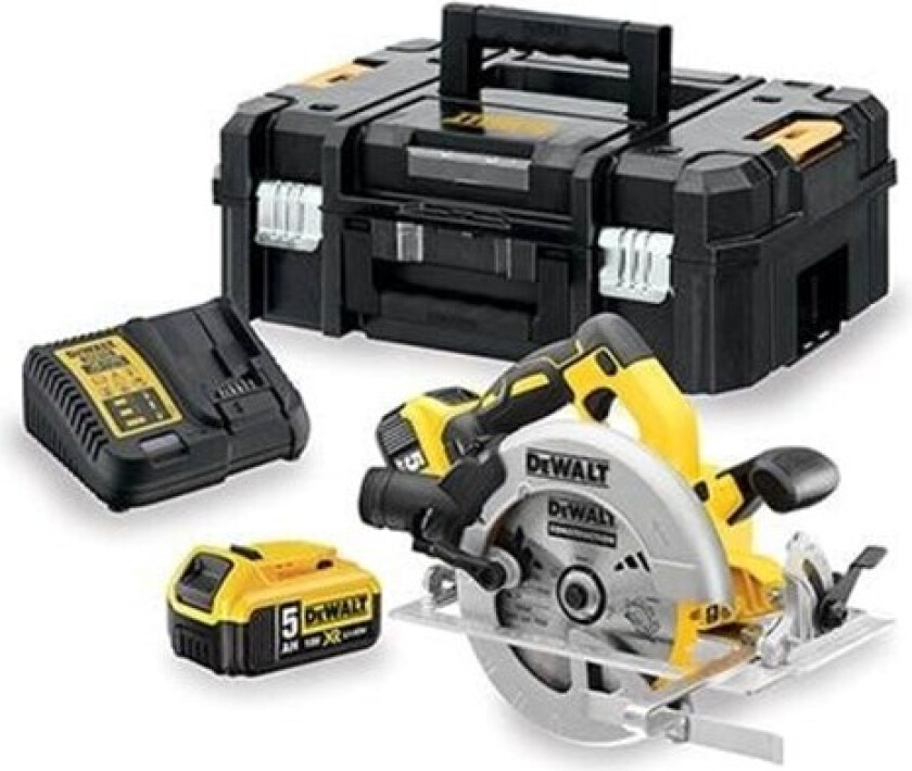 Dewalt DCS570P2 Sirkelsag med batteri og lader