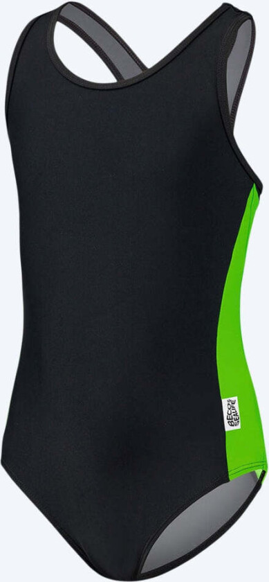 badedrakt til jenter - Maxpower - Svart/grønn