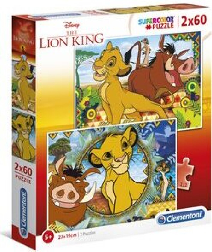 2x60 pcs. Puzzles Kids Special Collection Lion Kin