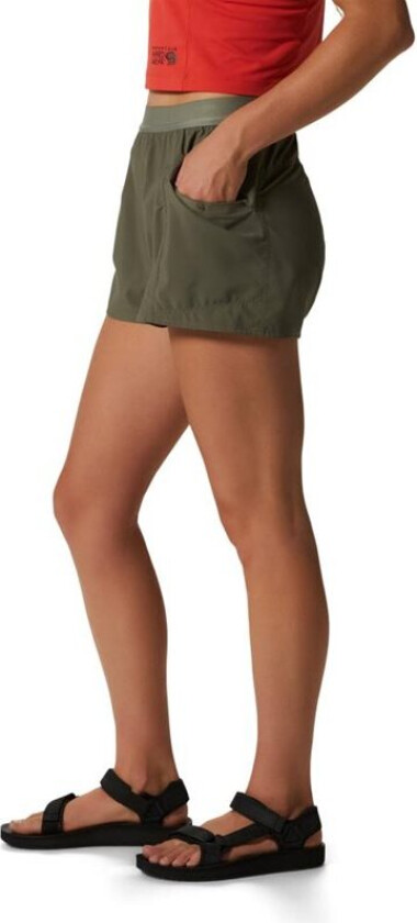 Trail Sender Shorts Women Stone Green