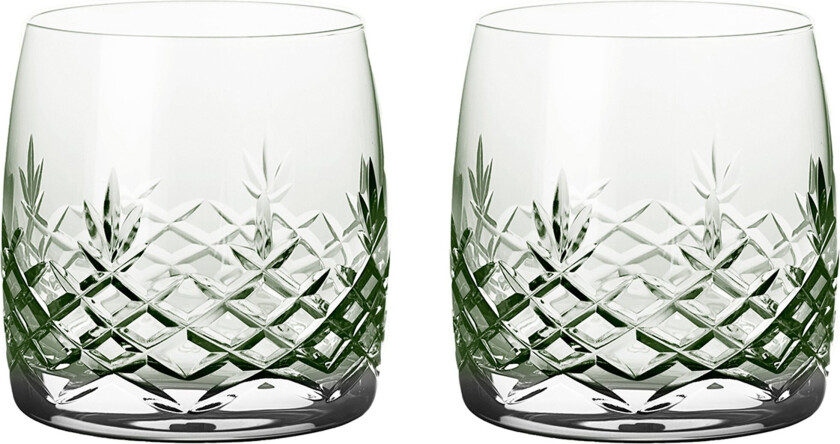 Crispy Aqua Drikkeglass 2 stk, Emerald