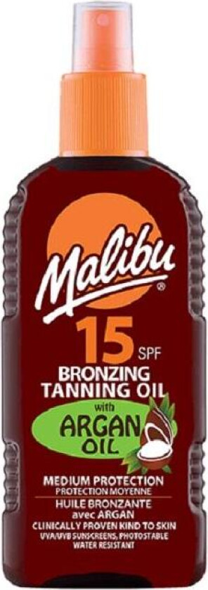 Bronzing Tanning Oil Spray Argan Oil SPF 15 200 ml