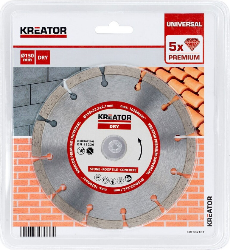 Diamantblader for stein 150 mm PREMIUM