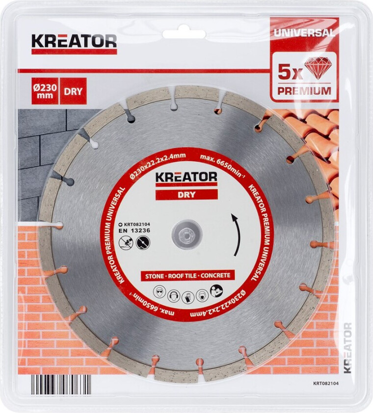 Diamantblader for stein 230 mm PREMIUM