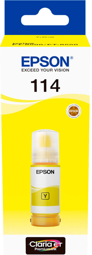 114 EcoTank Yellow Ink bottle