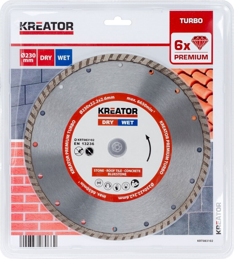 Diamantkappeskive 230 mm TURBO