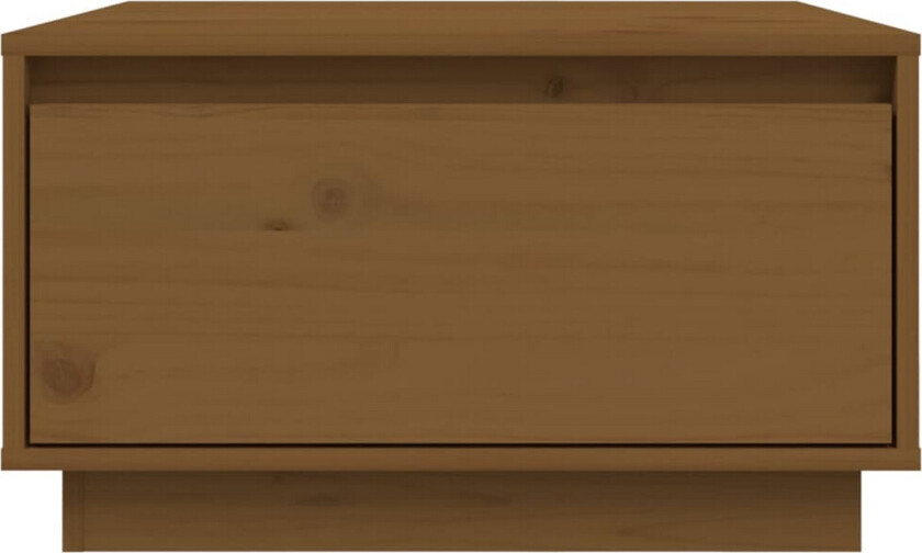 Salongbord honningbrun 55x56x32 cm heltre furu