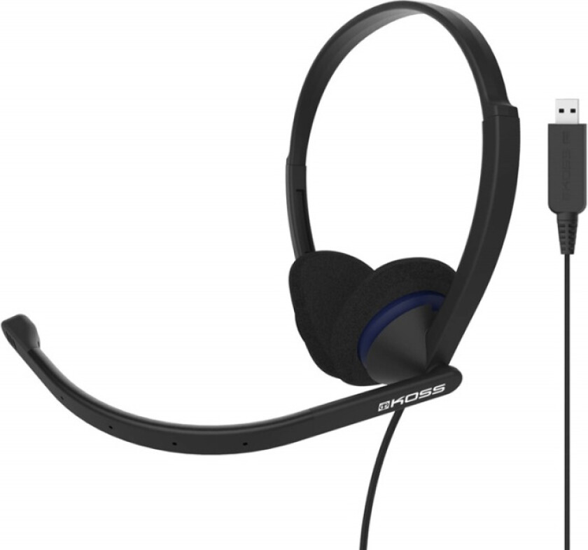 Cs200 Usb Hodesett Usb Stereo Svart