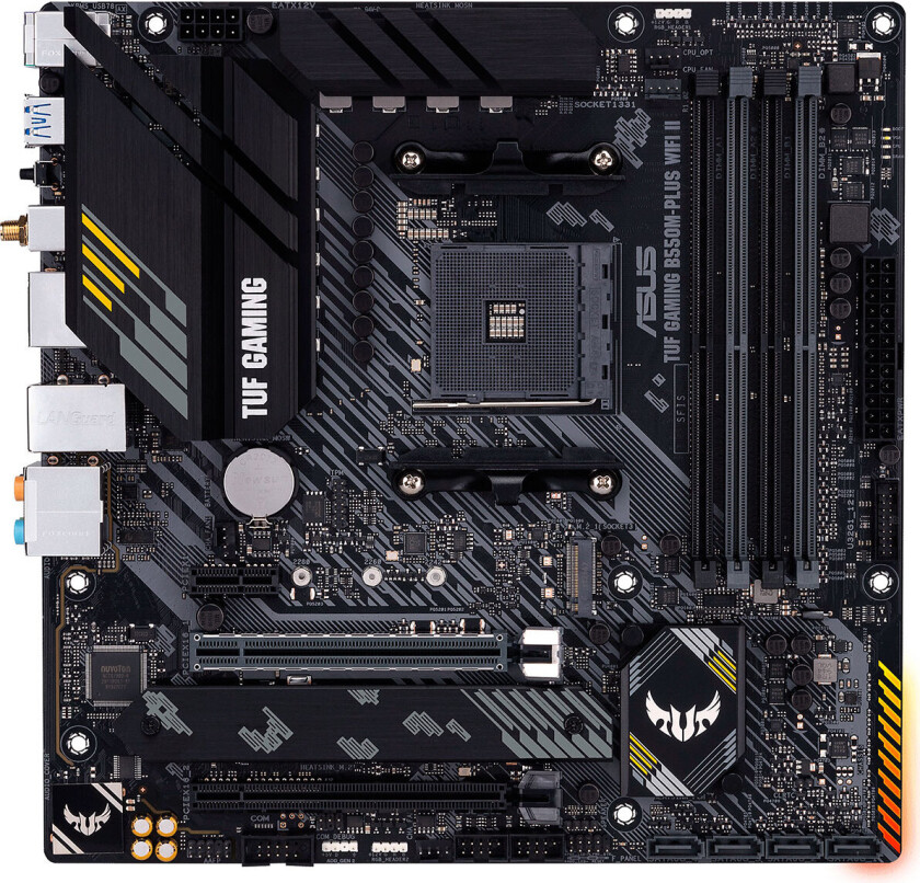 TUF GAMING B550M-PLUS WIFI II Hovedkort - AMD B550 - AMD AM4 socket - DDR4 RAM - Micro-ATX