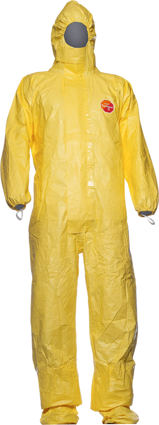 Korttidsdrakt Tychem 2000 C med sokker Str. 3XL