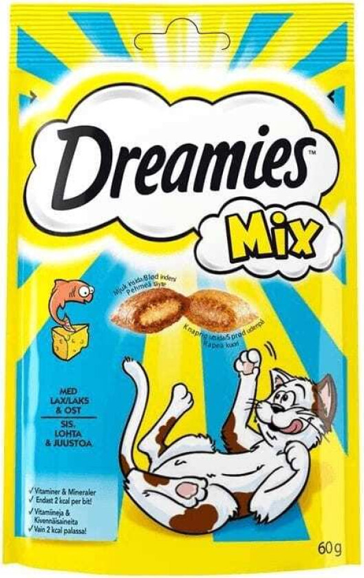 Dreamies Mix Laks & Ost 60g