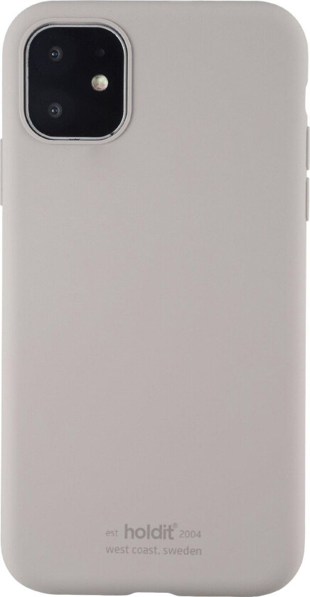 Holdit iPhone 11 Soft Touch Silikon Deksel - Taupe