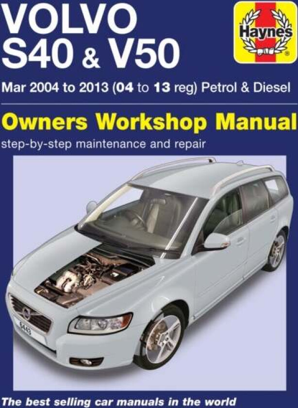 Volvo S40 & V50 Petrol & Diesel (Mar '04-'13) Haynes Repair Manual av Mark Storey