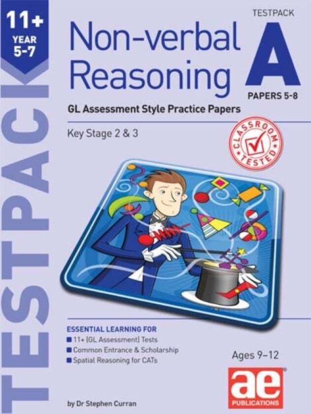 11+ Non-verbal Reasoning Year 5-7 Testpack A Papers 5-8 av Andrea F Richardson, Dr Stephen C Curran