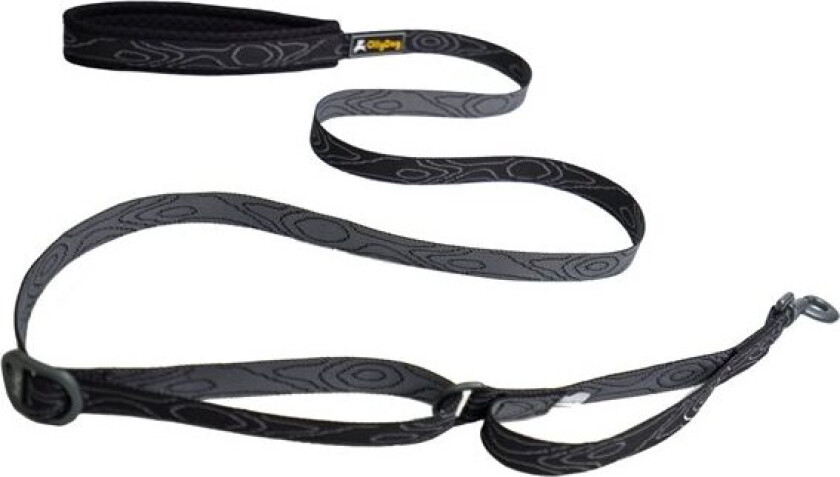 Flagstaff Adj Leash Raven Bark, hundebånd Raven Bark