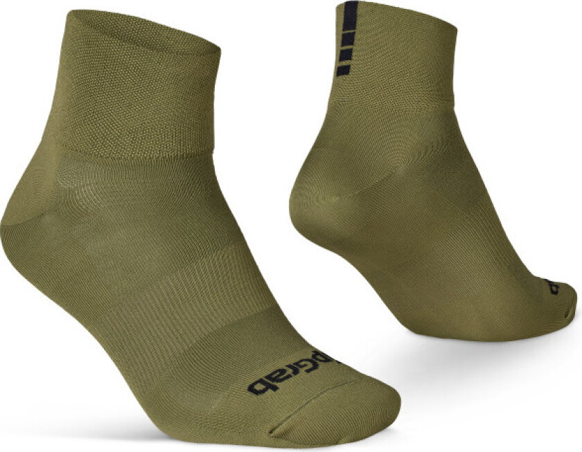 Gripgrab Lightweight SL Short Summer Socks Olive Green S (38-41), Olive Green
