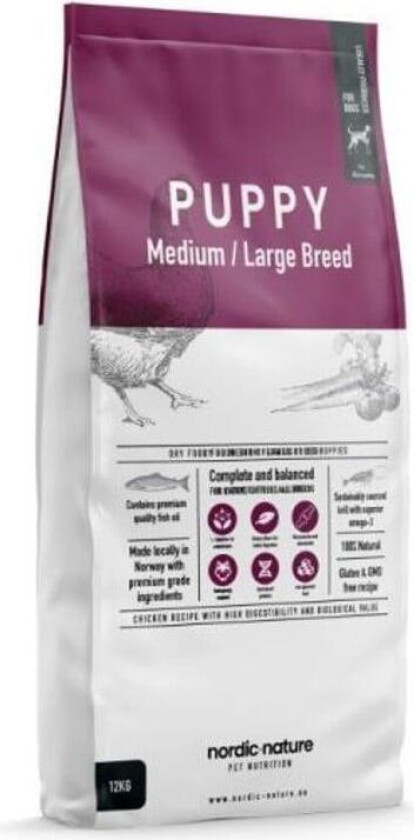 Puppy Medium/Large Breed Tørrfôr til valp 3 kg