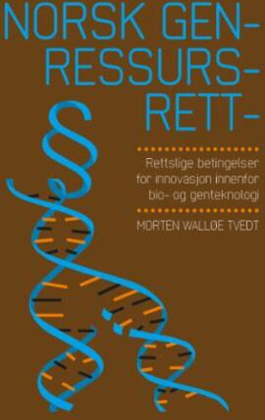 Norsk genressursrett av Morten Walløe Tvedt
