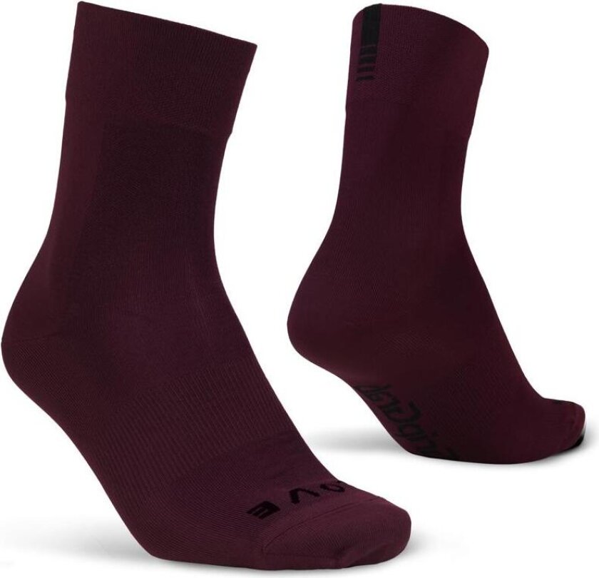 Gripgrab Lightweight SL Short Summer Socks Dark Red S (38-41), Dark Red