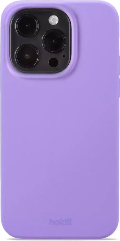 Holdit iPhone 14 Pro Soft Touch Silikon Deksel - Violet