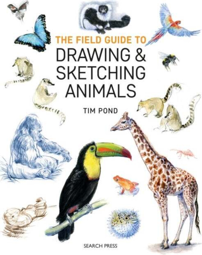 The Field Guide To Drawing & Sketching Animals Av Tim Pond