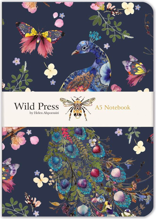 Notatbok A5 Luxury Wild Press Peacock