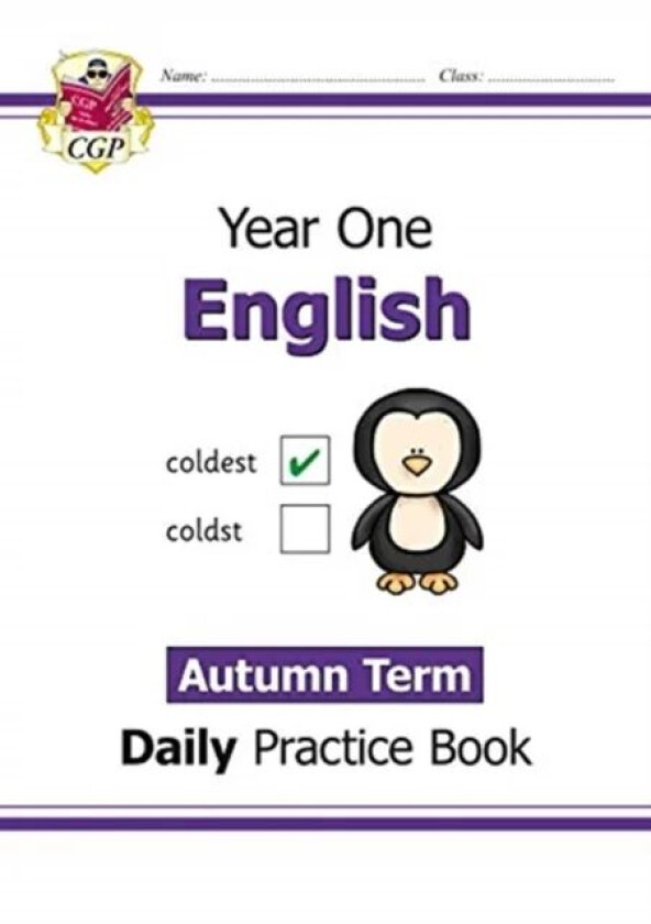 KS1 English Year 1 Daily Practice Book: Autumn Term av CGP Books