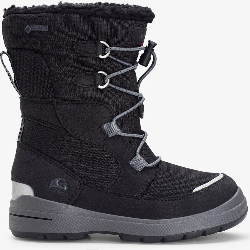 Haslum Kids Winter Shoes Black Gore-Tex Speedlace