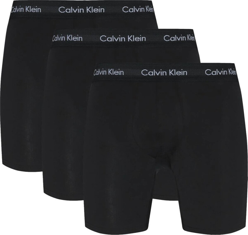 Underwear 3pk Boxer Brief Black Boxershorts Sort  male