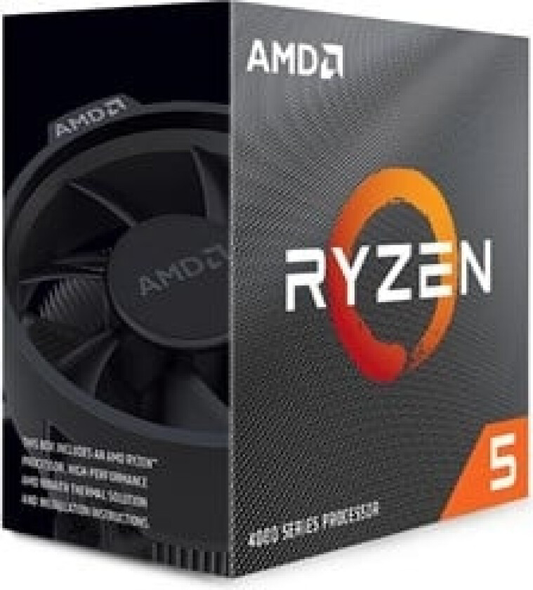 Ryzen 5 4500 Wraith Stealth Prosessor/CPU - 6 kjerner - 3.6 GHz - AM4 - Boks (med kjøler)