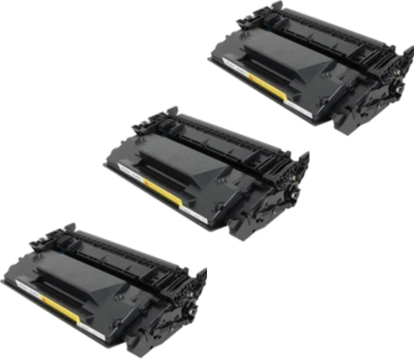 26A BK combo pack 3 stk Toner - CF226A Kompatibel - Svart 9000 sider