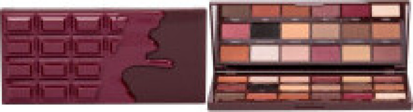 I Heart Revolution Chocolate Eyeshadow Palette (18) Cranberries and Chocolate 1pc