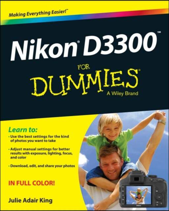 Nikon D3300 For Dummies Av Julie Adair (Indianapolis Indiana) King