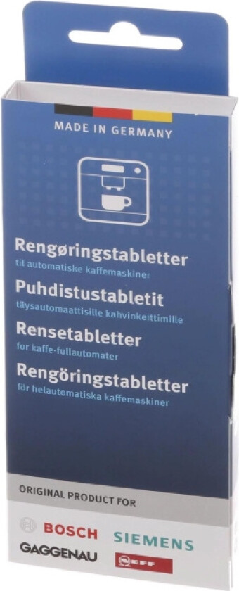 BSH Rensetabletter for kaffe-fullautomater