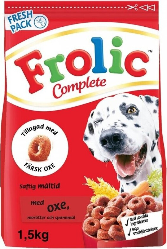 Frolic® med Oksekjøtt 1,5kg
