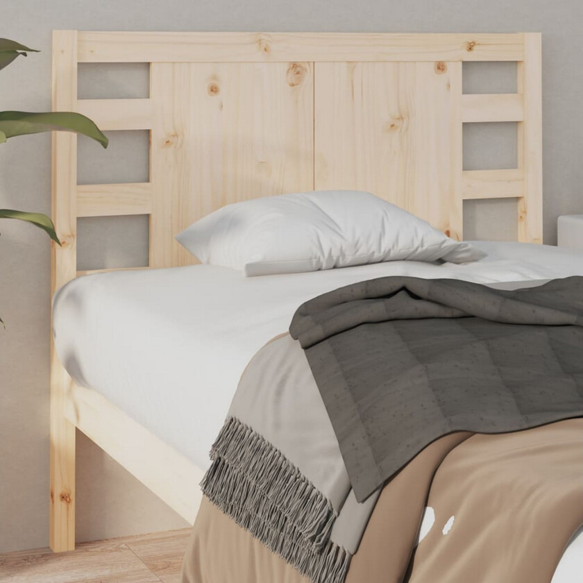 Sengegavl 96x4x100 cm heltre furu