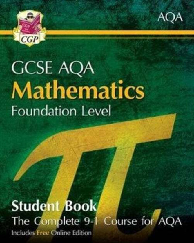 Grade 9-1 GCSE Maths AQA Student Book - Foundation (with Online Edition): perfect course companion f av CGP Books