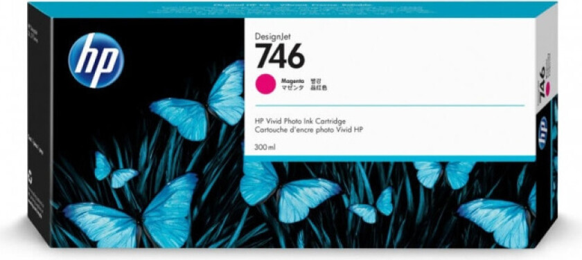 Bilde av Hp Blekk Magenta 746 300ml - Designjet Z6/z9+