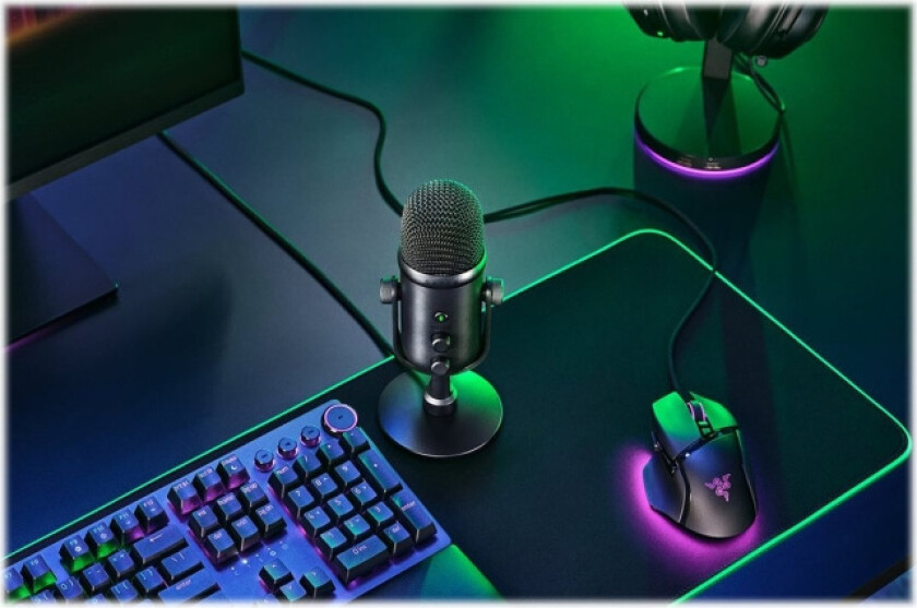 Seiren V2 Pro Mikrofon - Svart